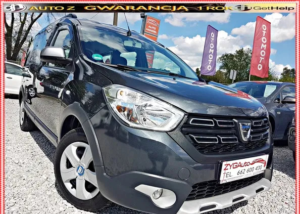 samochody osobowe Dacia Dokker cena 57900 przebieg: 56000, rok produkcji 2020 z Międzyrzecz